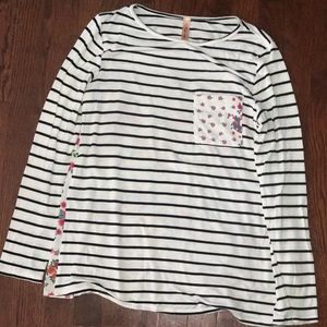 First Look Floral Pocket Long Sleeve